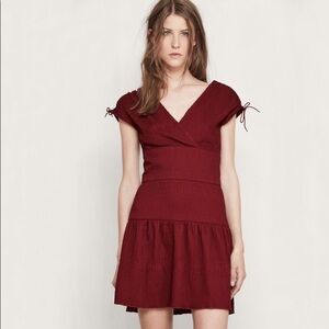 NWT Burgundy Maje Dress
